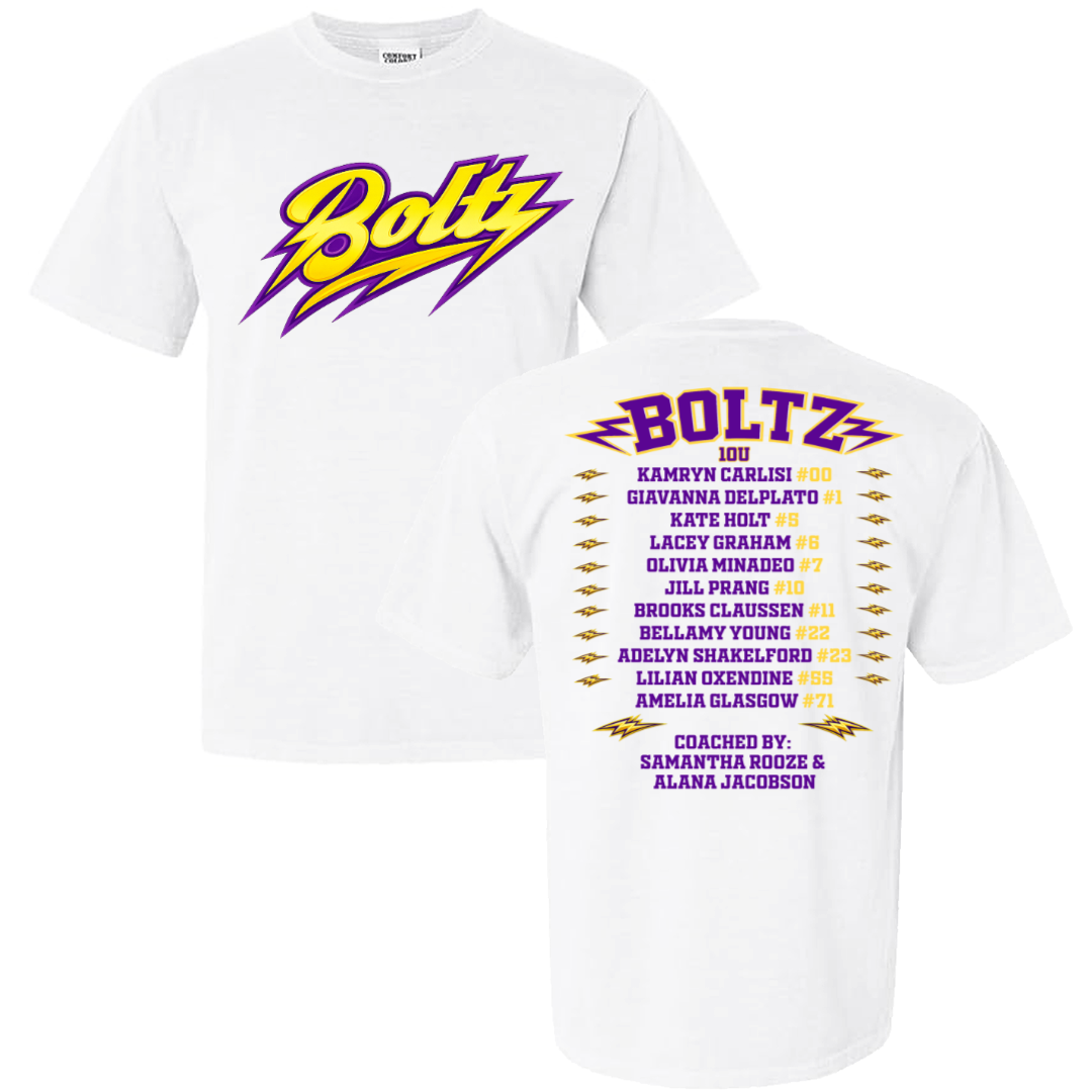 World Series Boltz 10u Comfort Colors 100% Cotton T