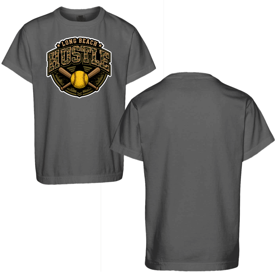 Long Beach Hustle Comfort Colors Cotton Short Sleeve