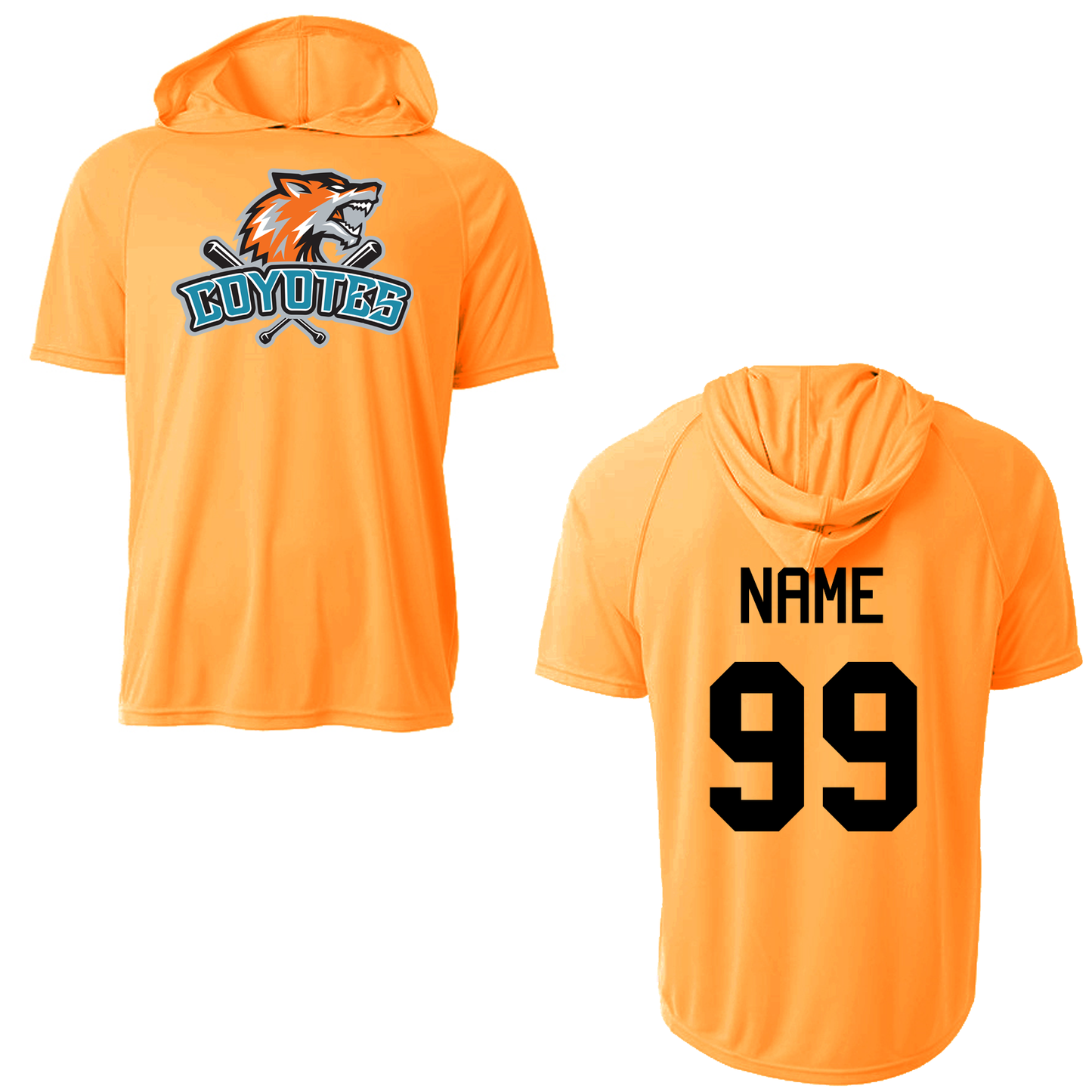 Dri-Fit Short Sleeves Hoodie Coyote