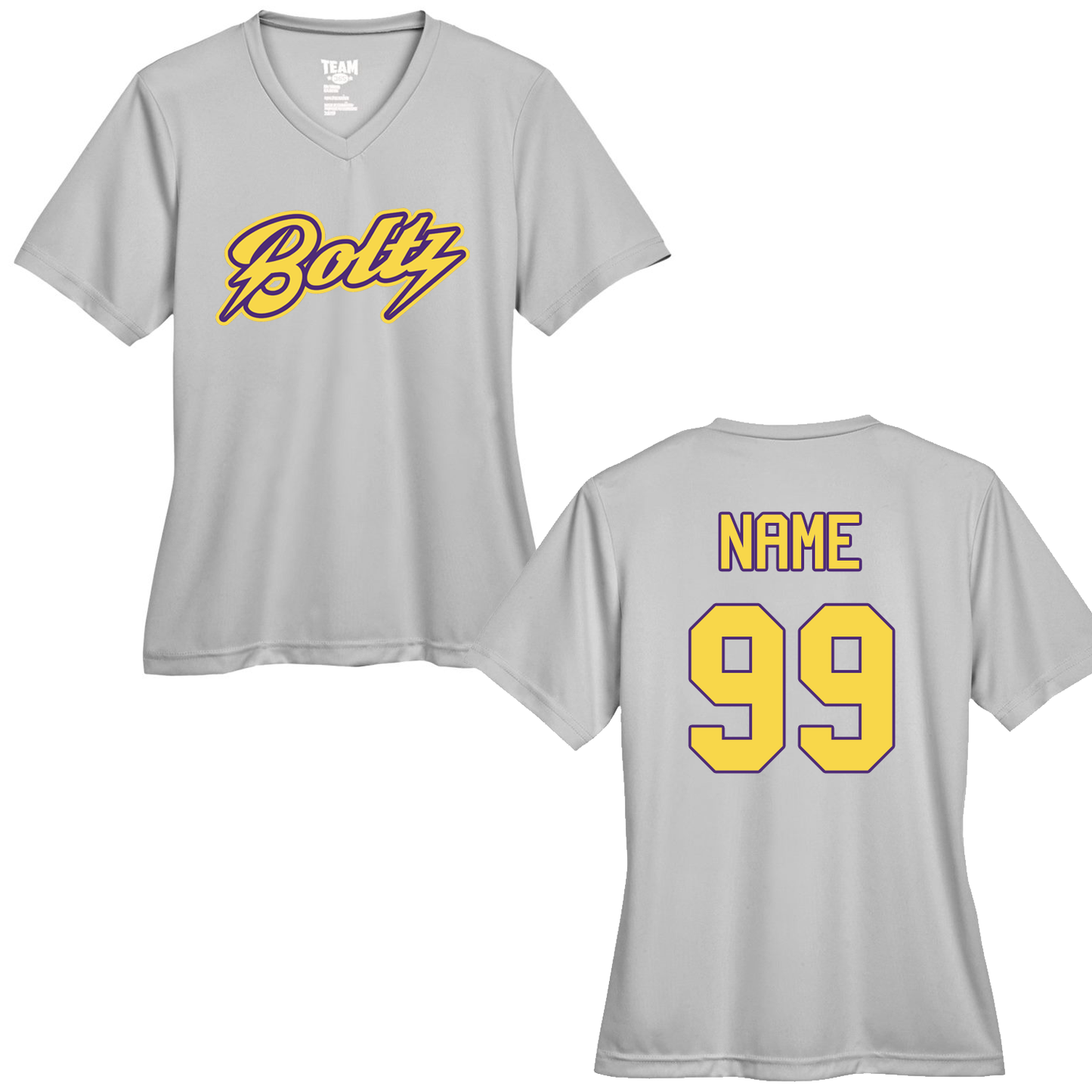 Boltz Dri-Fit Womens V Neck Short Sleeves