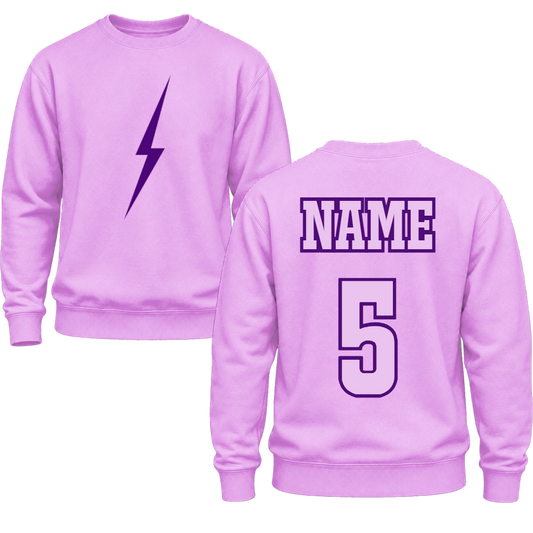 Purple Bolt Comfort Colors Crew Neck Sweatshirt
