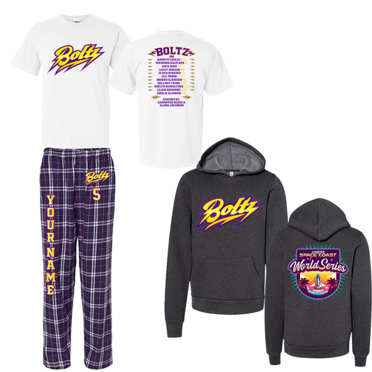 World Series Boltz 10u Pajama Bundle Set