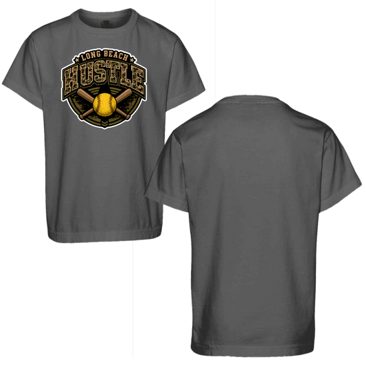 Long Beach Hustle Comfort Colors Cotton Short Sleeve