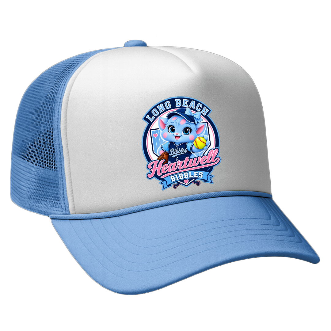 Long Beach Bibbles Foam Trucker