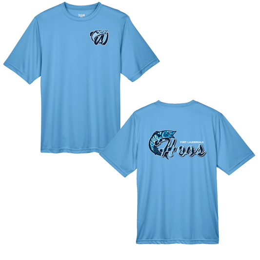 Wahoos Pocket Logo Performance Short Sleeves