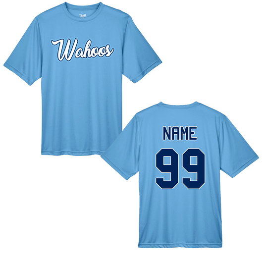 Wahoos Text Logo Performance Short Sleeves