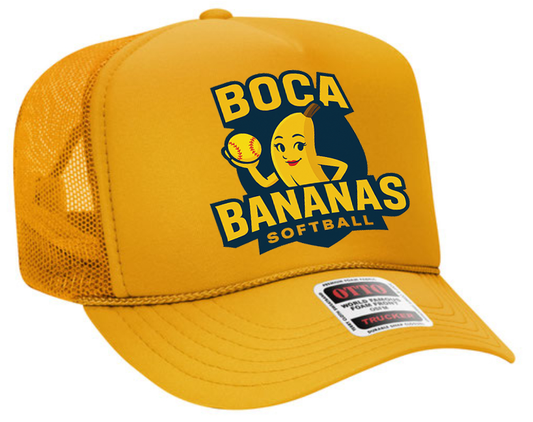 Boca Bananas Foam Trucker Hat