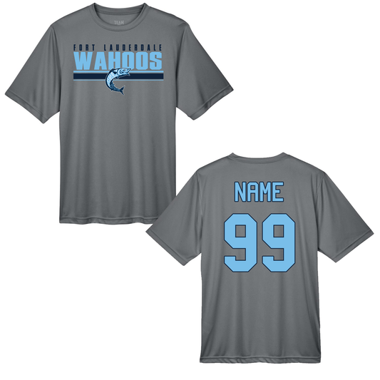 Wahoos Box Logo Performance Short Sleeves