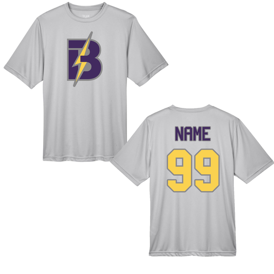 8u Boltz Practice Jersey Silver