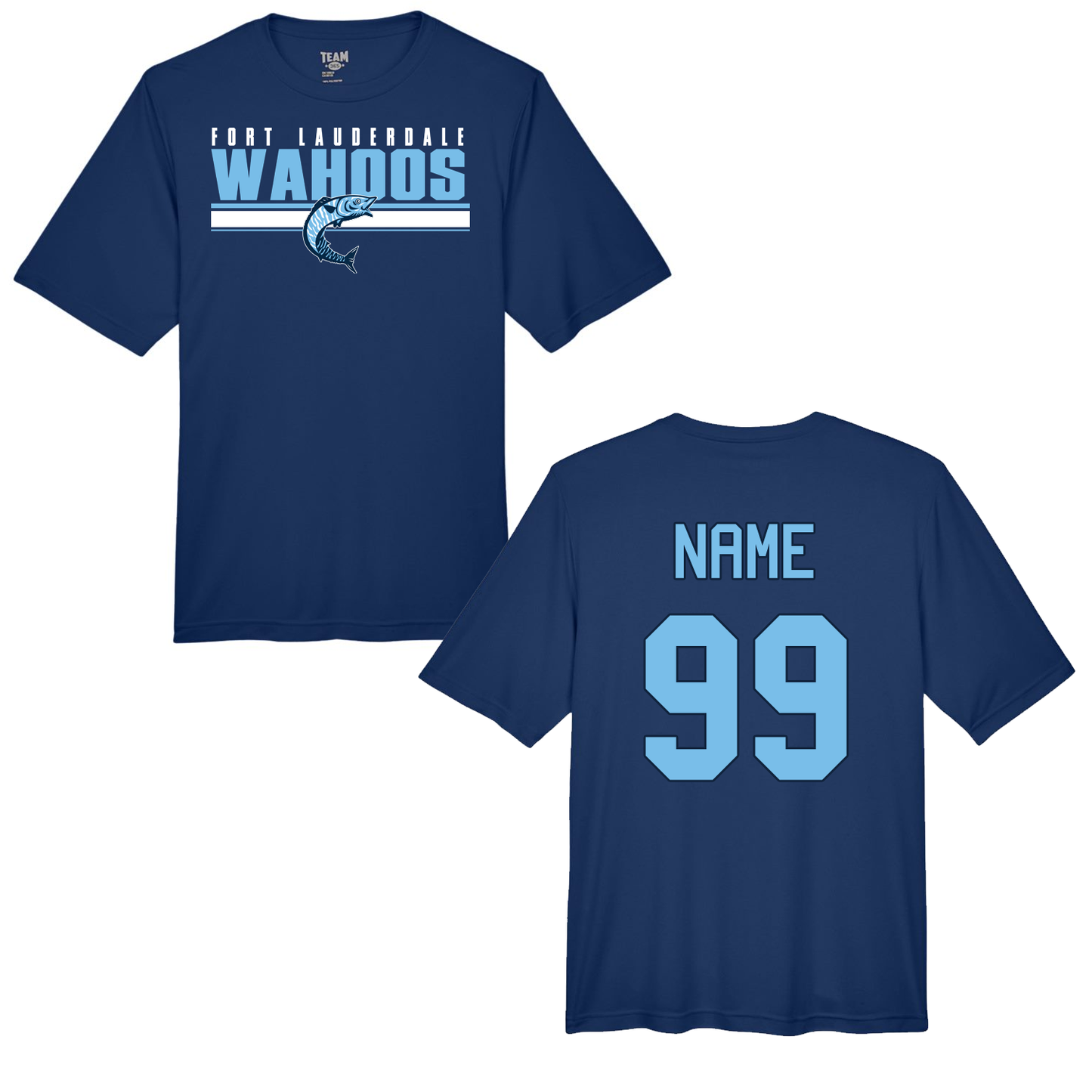 Wahoos Box Logo Performance Short Sleeves