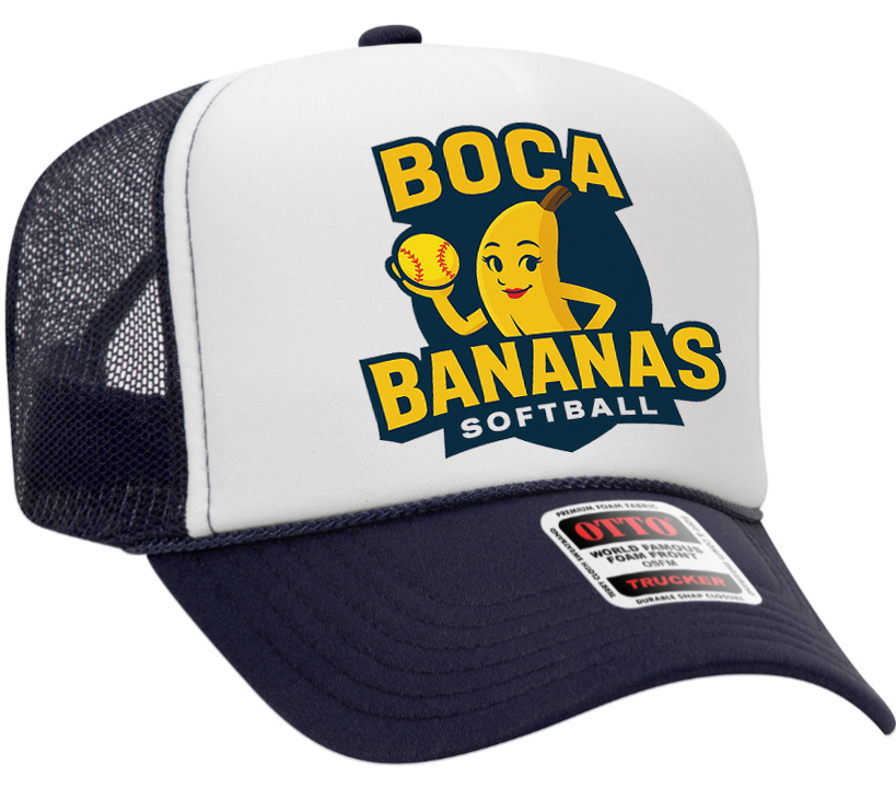 Boca Bananas Foam Trucker Hat