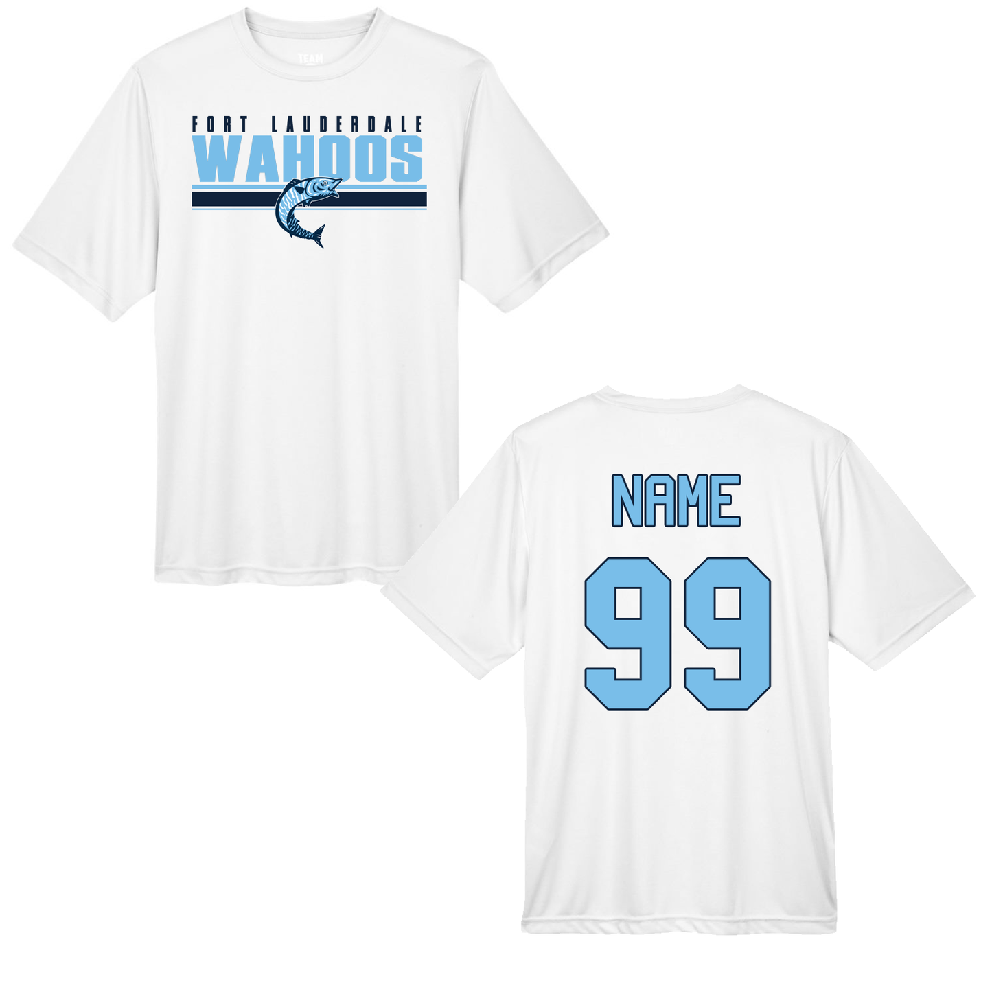 Wahoos Box Logo Performance Short Sleeves
